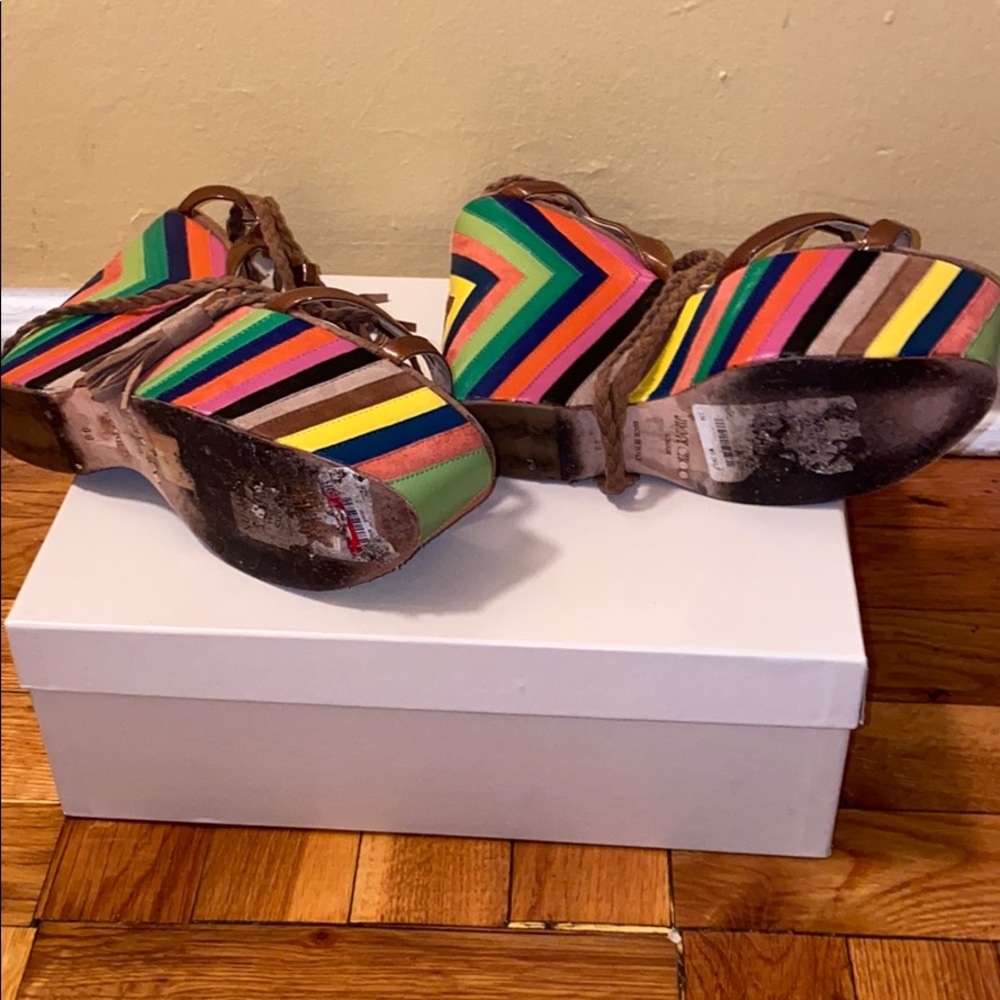 Jimmy Choo Wedge Platform Used In Box - image 2